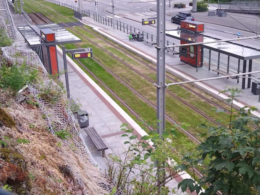 Kjellerleilighet I Fana Til Leie-Med Gratis Parkering Og Mange Kollektiv Reisemuligheter Bergen Buitenkant foto